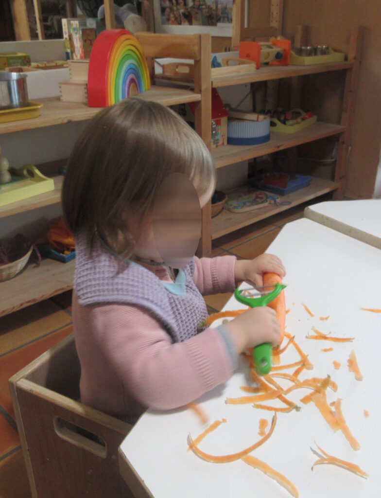 Eplucher les carottes