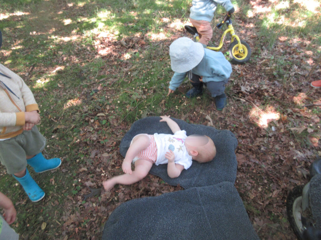 Bébé dehors